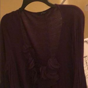 Long sleeve ruffled shirt